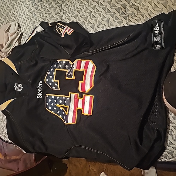 Troy polamalu jersey american flag numbers - Picture 1 of 3